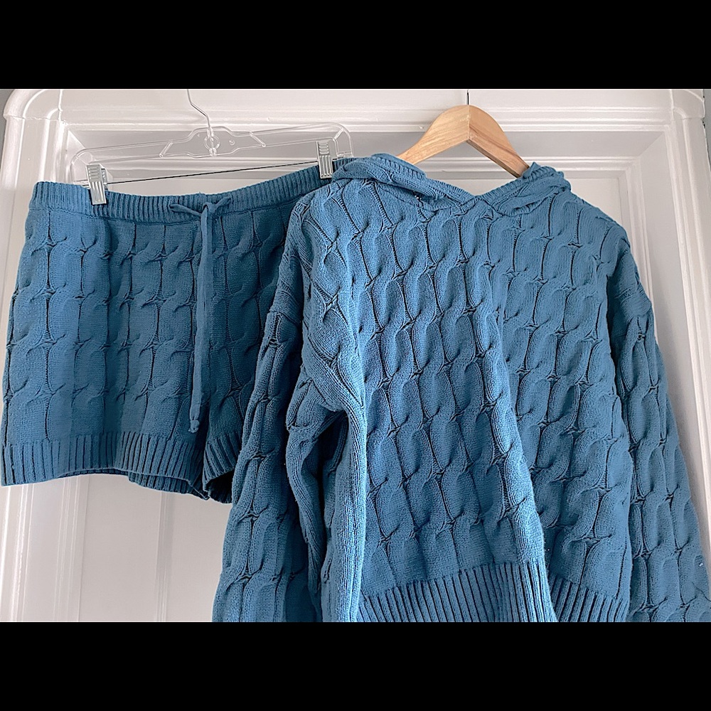 Anthropologie Saturday Sunday Knit Short Set